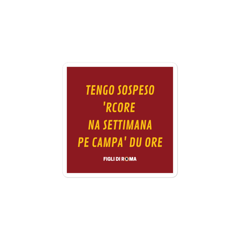 Sticker tengo sospeso 'rcore