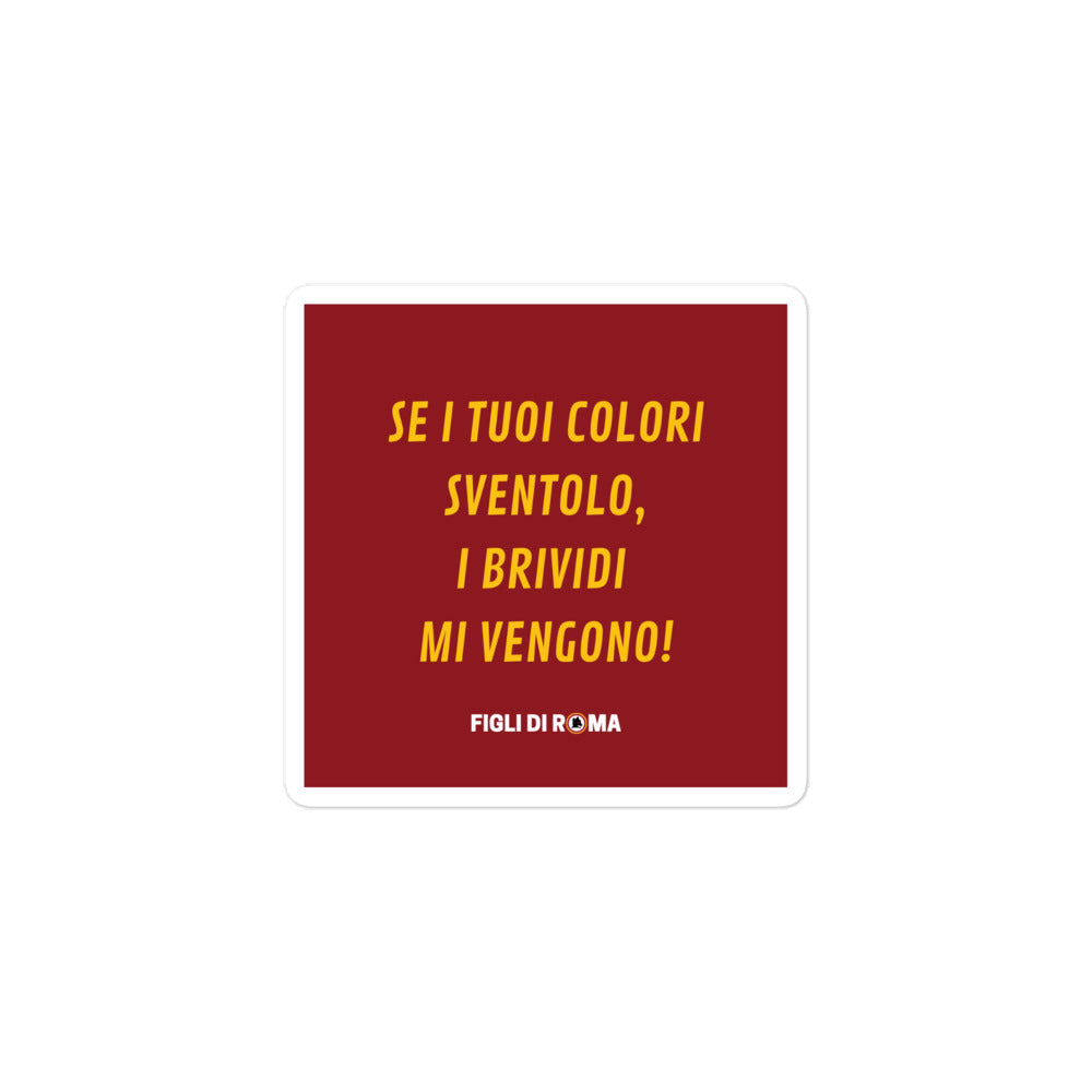Sticker se i tuoi colori sventolo