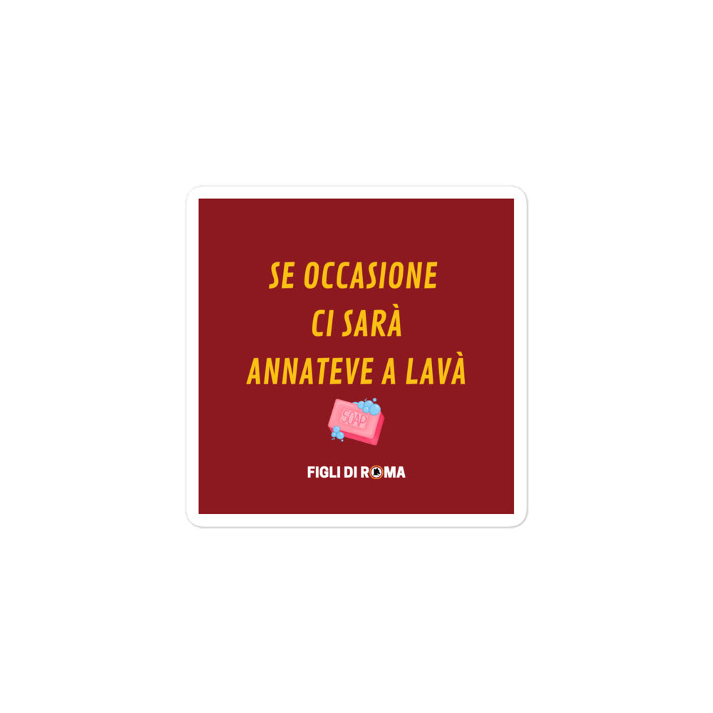Sticker se occasione ci sarà