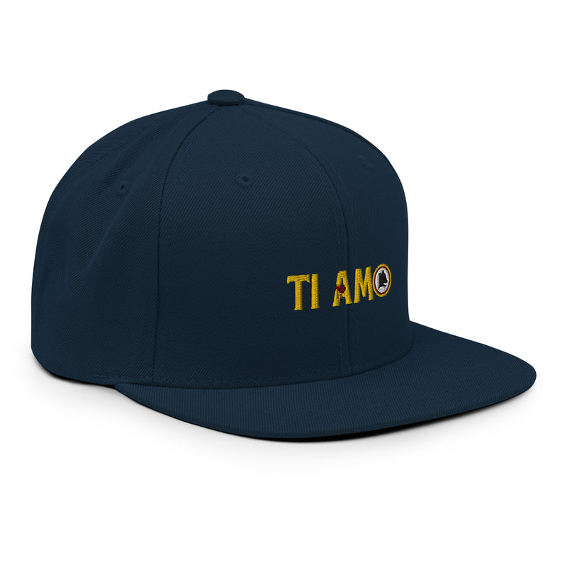 Cappellino Snapback TI AMO – figlidiroma