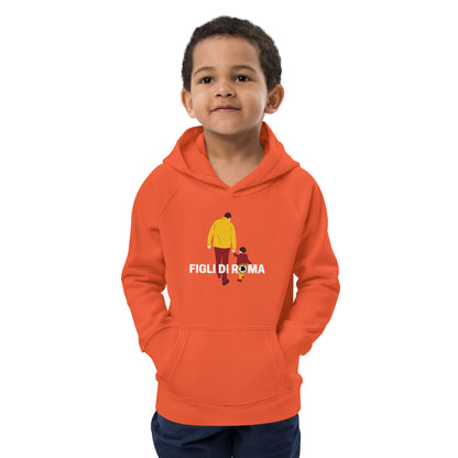 Felpa con cappuccio ecologica FIGLI DI ROMA