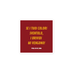 Sticker se i tuoi colori sventolo