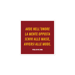 Sticker schivi alle masse, avversi alle mode