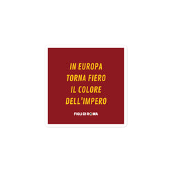 Sticker in europa torna fiero