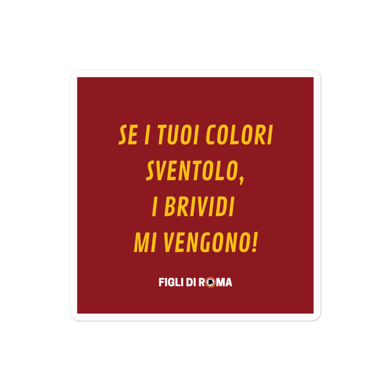 Sticker se i tuoi colori sventolo