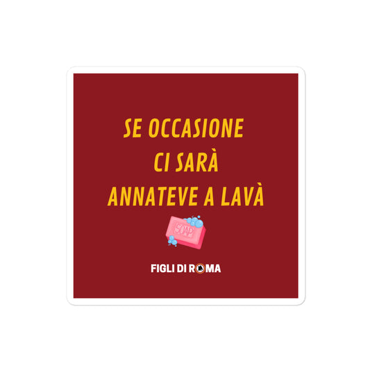 Sticker se occasione ci sarà